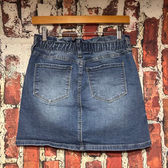 184. YMI Denim Paper bag Denim Skirt Size Small - Picture 9 of 9